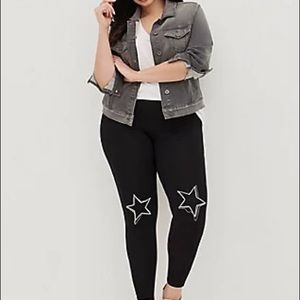 TORRID Premium Leggings Star Knees NWT
